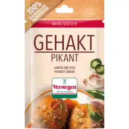 Jumbo Verstegen Mix voor Gehakt Pikant 40 g aanbieding