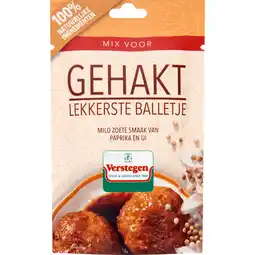 Jumbo Verstegen Mix voor Gehakt Lekkerste Balletje 40 g aanbieding