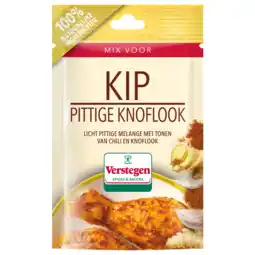 Jumbo Verstegen Mix voor Kip Pittige Knoflook 20 g aanbieding