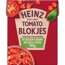 Jumbo Heinz Tomaten blokjes basilicum aanbieding