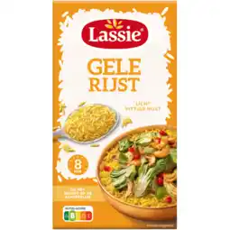 Jumbo Lassie Gele Rijst 325 g aanbieding