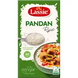 Jumbo Lassie Pandan rijst 375 g aanbieding