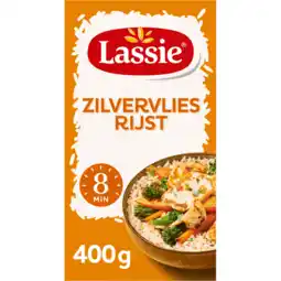 Jumbo Lassie Zilvervliesrijst 400 g aanbieding