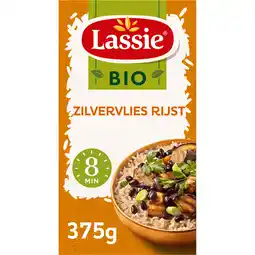 Jumbo Lassie BIO Zilvervliesrijst 375g aanbieding