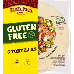 Jumbo Old El Paso Original Gluten Free Tortillas 216g aanbieding