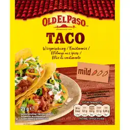 Jumbo Old El Paso Taco Kruidenmix 25g aanbieding
