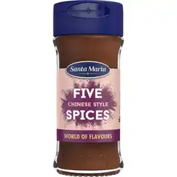 Jumbo Santa Maria Five Spices Chinese Style 37 g aanbieding