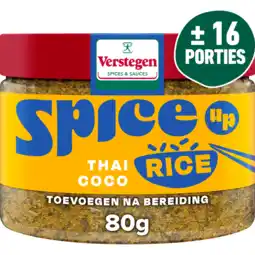 Jumbo Verstegen Spice Up Thai Coco Rice 80 g aanbieding