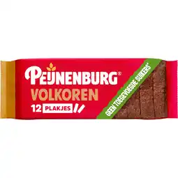 Jumbo Peijnenburg ontbijtkoek volkoren zonder toegevoegde suikers gesneden 12 plakjes aanbieding