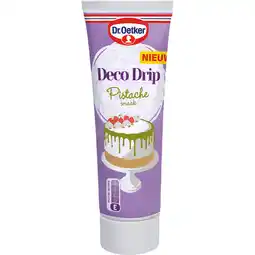 Jumbo Dr. Oetker Deco Drip Pistache 80g aanbieding