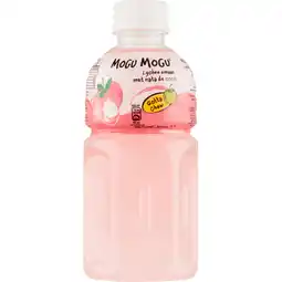 Jumbo Mogu Mogu Lychee Smaak met Nata de Coco 320 ml aanbieding