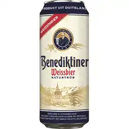 Jumbo Benediktiner - Weissbier Naturtrüb - Blik - 500ML aanbieding