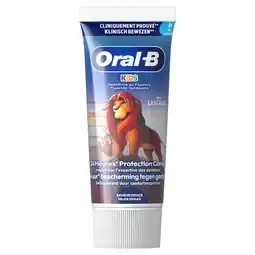 Jumbo Oral-B Kids 6 maanden – 6 jaar Lion King tandpasta, Fruitige smaak, met fluoride, 60 ml aanbieding