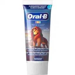 Jumbo Oral-B Kids 6 maanden – 6 jaar Lion King tandpasta, Fruitige smaak, met fluoride, 60 ml aanbieding