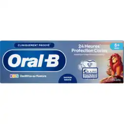 Jumbo Oral-B Kids 6 maanden – 6 jaar Lion King tandpasta, Fruitige smaak, met fluoride, 60 ml aanbieding