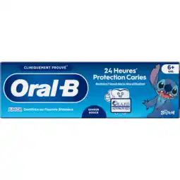 Jumbo Oral-B Junior 6+ jaar, Stitch tandpasta, Milde smaak, met Tinfluoride, 75 ml aanbieding
