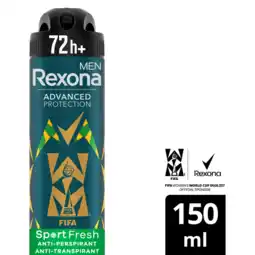 Jumbo Rexona Men Deo Spray FIFA Limited Edition 150 ML aanbieding