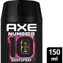 Jumbo Axe Deo Spray Number 10 FIFA 150 ML aanbieding