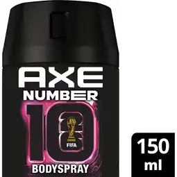Jumbo Axe Deo Spray Number 10 FIFA 150 ML aanbieding