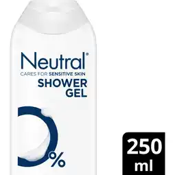 Jumbo Neutral 0% Showergel Parfumvrije 250 ml aanbieding