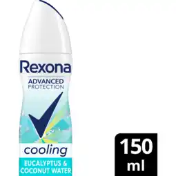 Jumbo Rexona Deo Spray Cooling Eucalyptus 150 ML aanbieding