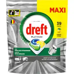 Jumbo Dreft Platinum Citroen Vaatwascapsules 39 X aanbieding