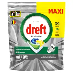 Jumbo Dreft Platinum Citroen Vaatwascapsules 39 X aanbieding