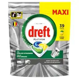 Jumbo Dreft Platinum Citroen Vaatwascapsules 39 X aanbieding