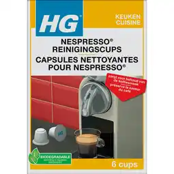 Jumbo HG Nespresso Reinigingscups 6 Stuks aanbieding