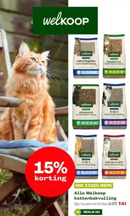 Welkoop Alle Welkoop kattenbakvulling aanbieding