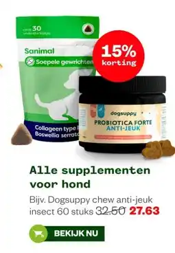 Welkoop Alle supplementen voor hond aanbieding