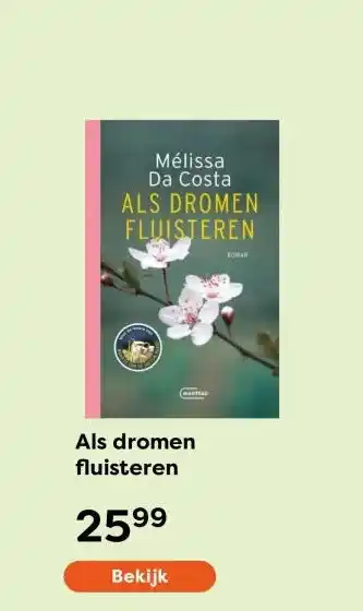 The Read Shop Als dromen fluisteren aanbieding