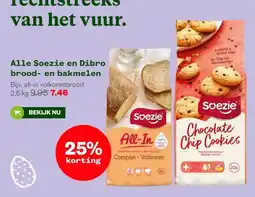 Welkoop Alle Soezie en Dibro brood- en bakmelen aanbieding