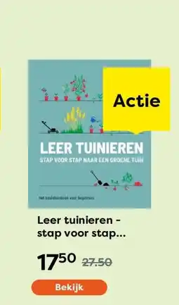 The Read Shop Leer tuinieren - stap voor stap naar een groene tuin aanbieding