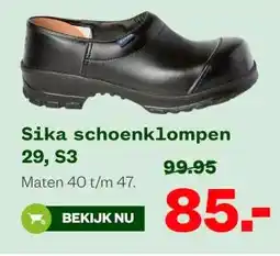 Welkoop Sika schoenklompen 29, S3 aanbieding