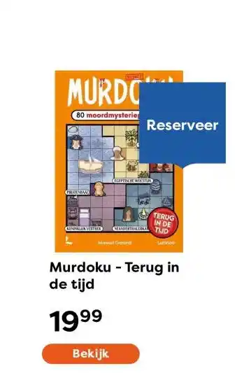 The Read Shop Murdoku - Terug in de tijd aanbieding