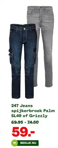 Welkoop 247 Jeans spijkerbroek Palm aanbieding