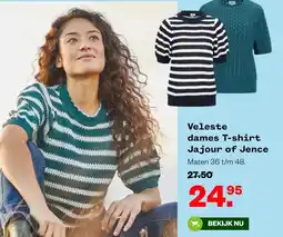Welkoop Veleste dames T-shirt Jajour of Jence aanbieding