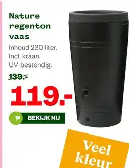 Welkoop Nature regenton vaas aanbieding