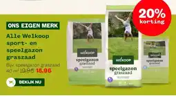 Welkoop Alle Welkoop sport- en speelgazon graszaad aanbieding