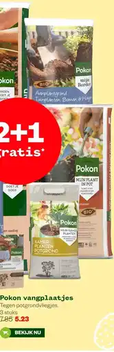 Welkoop Pokon vangplaatjes Tegen potgrondvliegjes. aanbieding