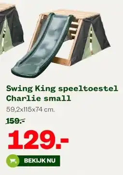 Welkoop Swing King speeltoestel Charlie small aanbieding