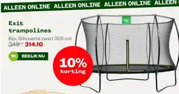 Welkoop Exit trampolines aanbieding
