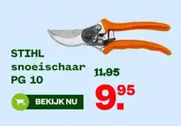 Welkoop STIHL snoeischaar aanbieding