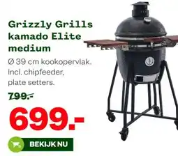 Welkoop Grizzly Grills kamado Elite medium aanbieding