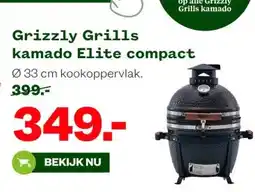 Welkoop Grizzly Grills kamado Elite compact aanbieding