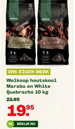 Welkoop Welkoop houtskool Marabu en White Quebracho aanbieding