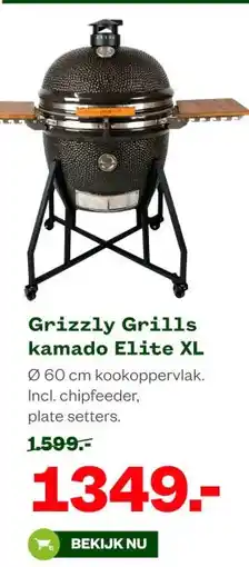 Welkoop Grizzly Grills kamado Elite XL aanbieding