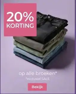 Prenatal op alle broeken aanbieding