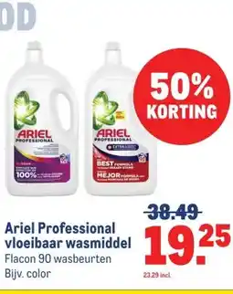 Makro Ariel Professional vloeibaar wasmiddel aanbieding